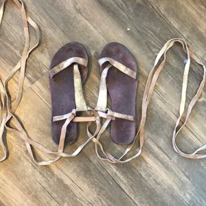 Free People Gladiator Wrap Sandals